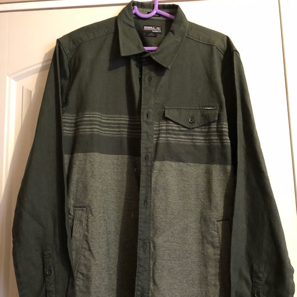 O’Neill NWOT long sleeve button down shirt - Picture 2 of 4
